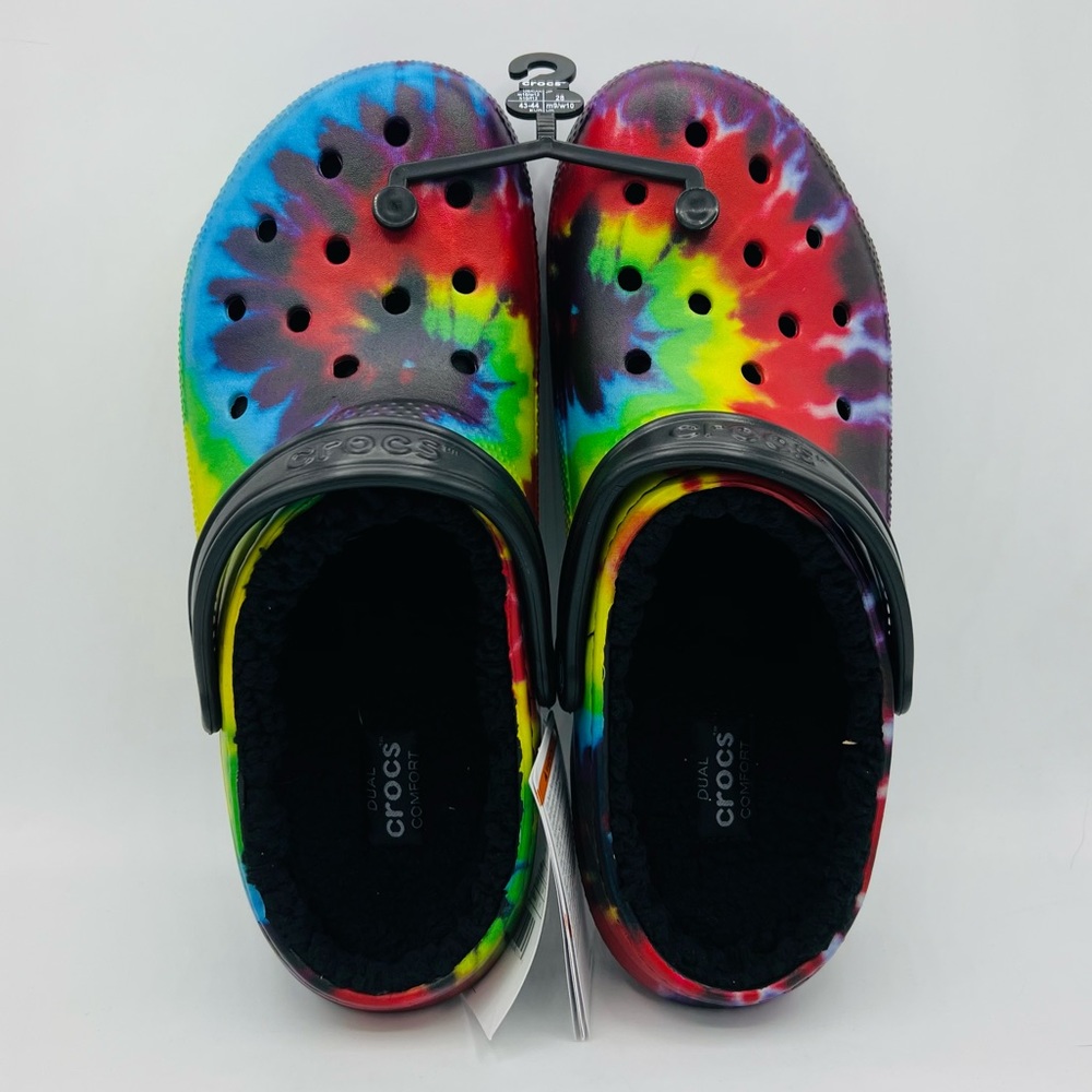 Crocs Classic Lined Tie Dye Clog 206341-988